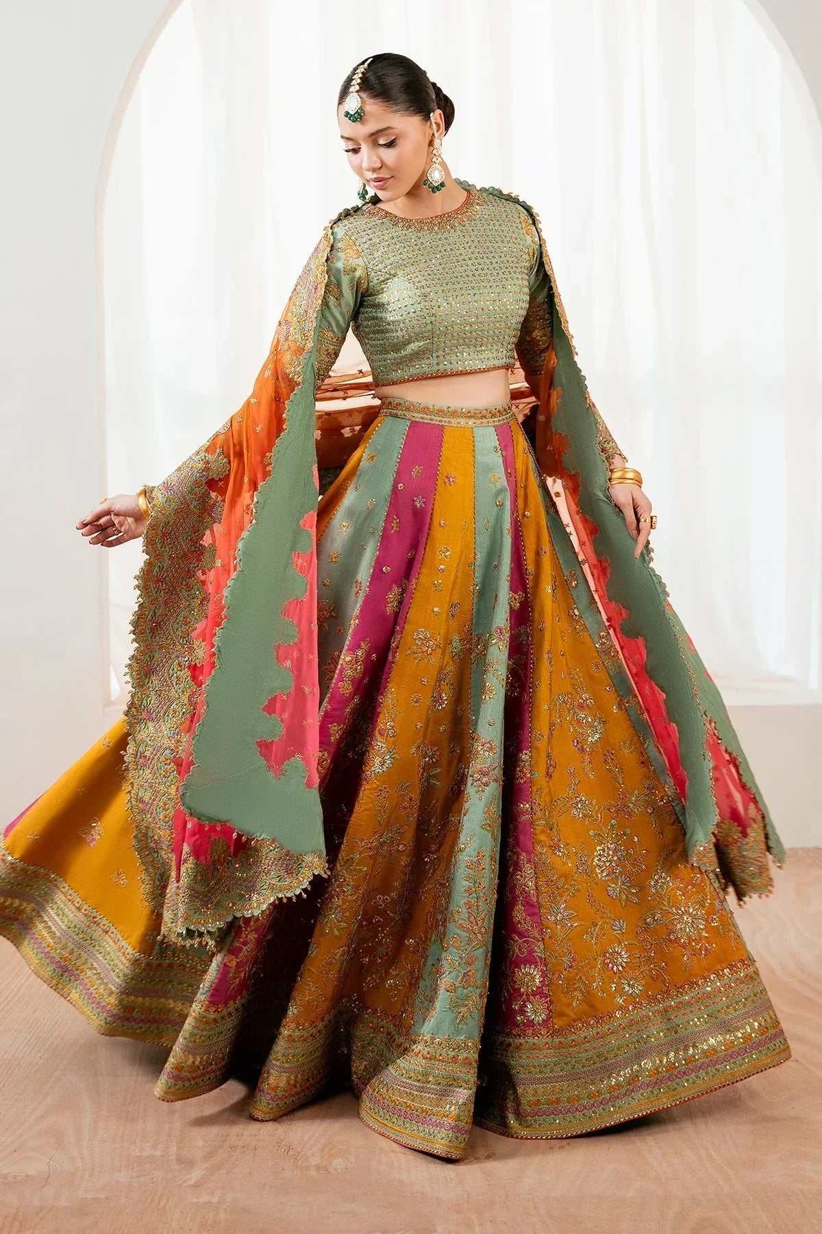 EMBROIDERED SILK
