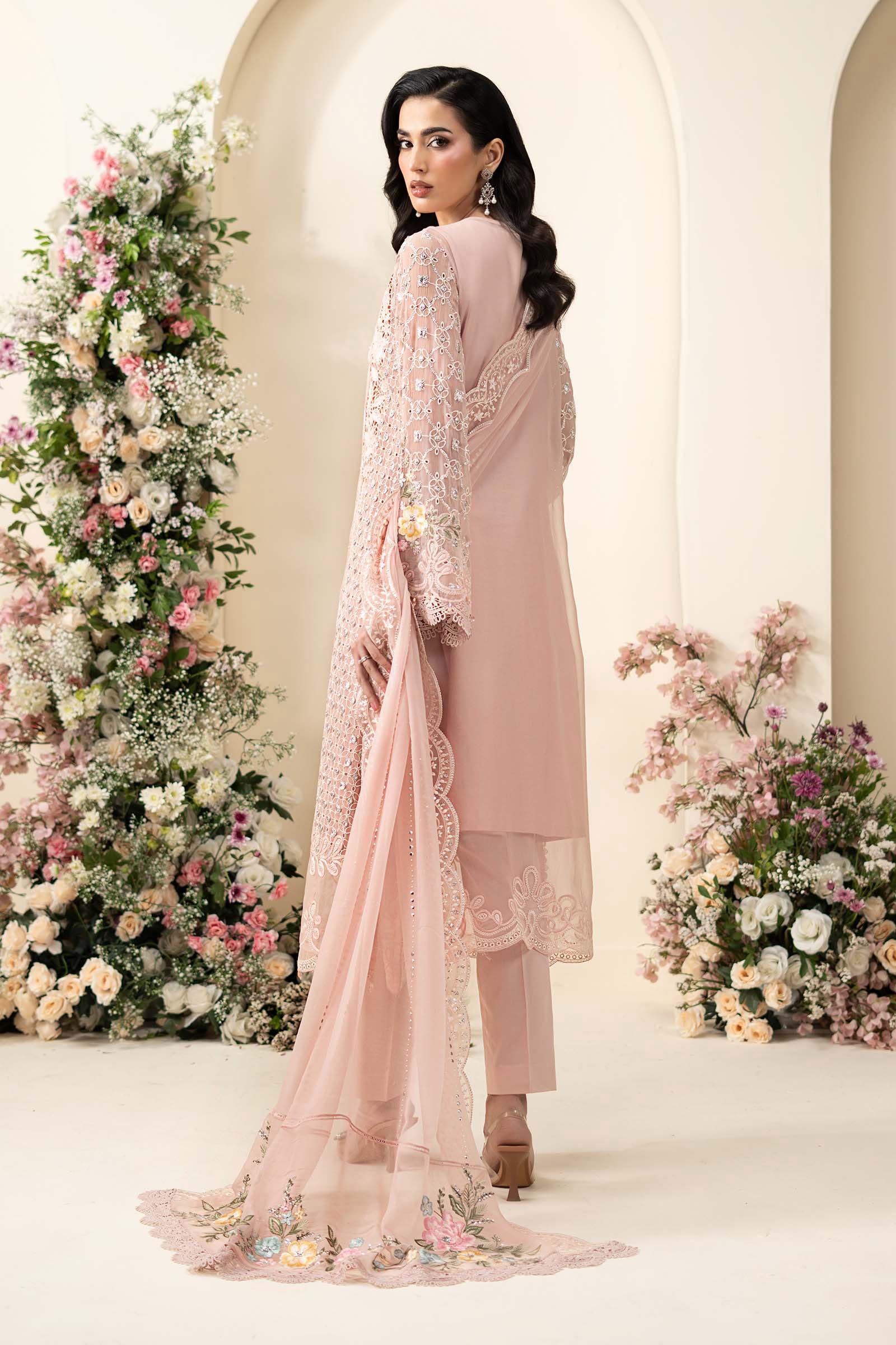 3PC MARIA B Embroidered Chiffon