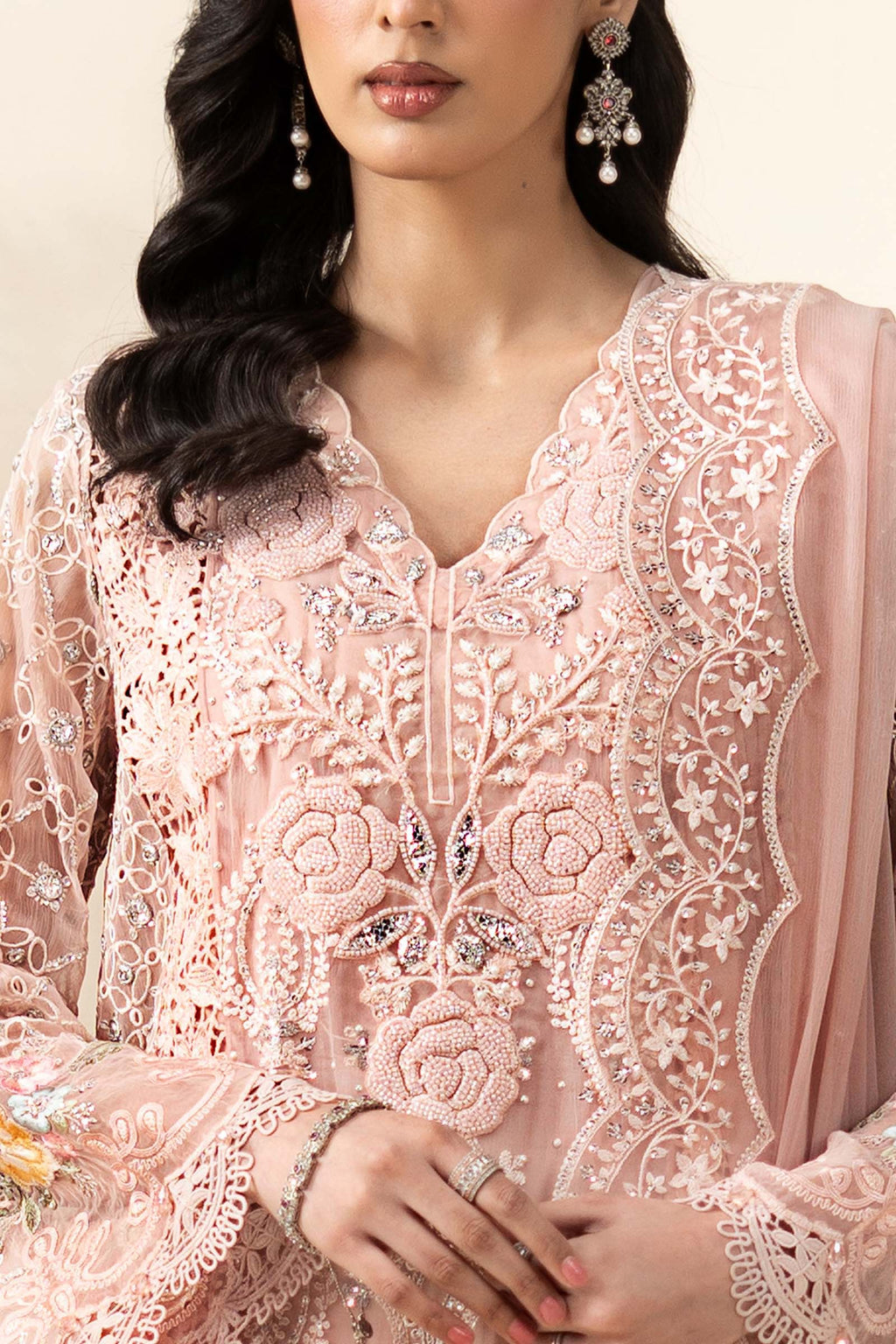 3PC MARIA B Embroidered Chiffon
