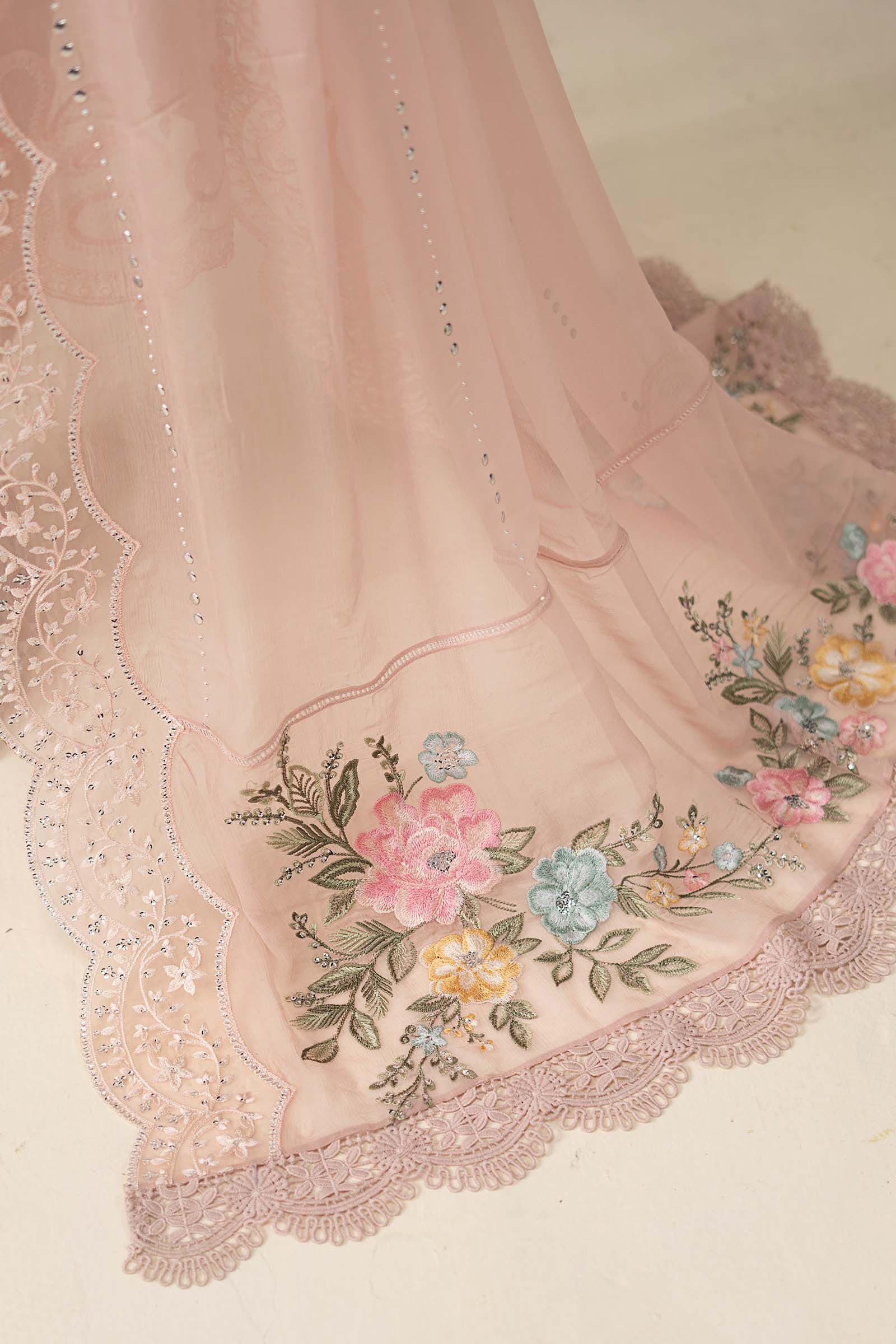 3PC MARIA B Embroidered Chiffon