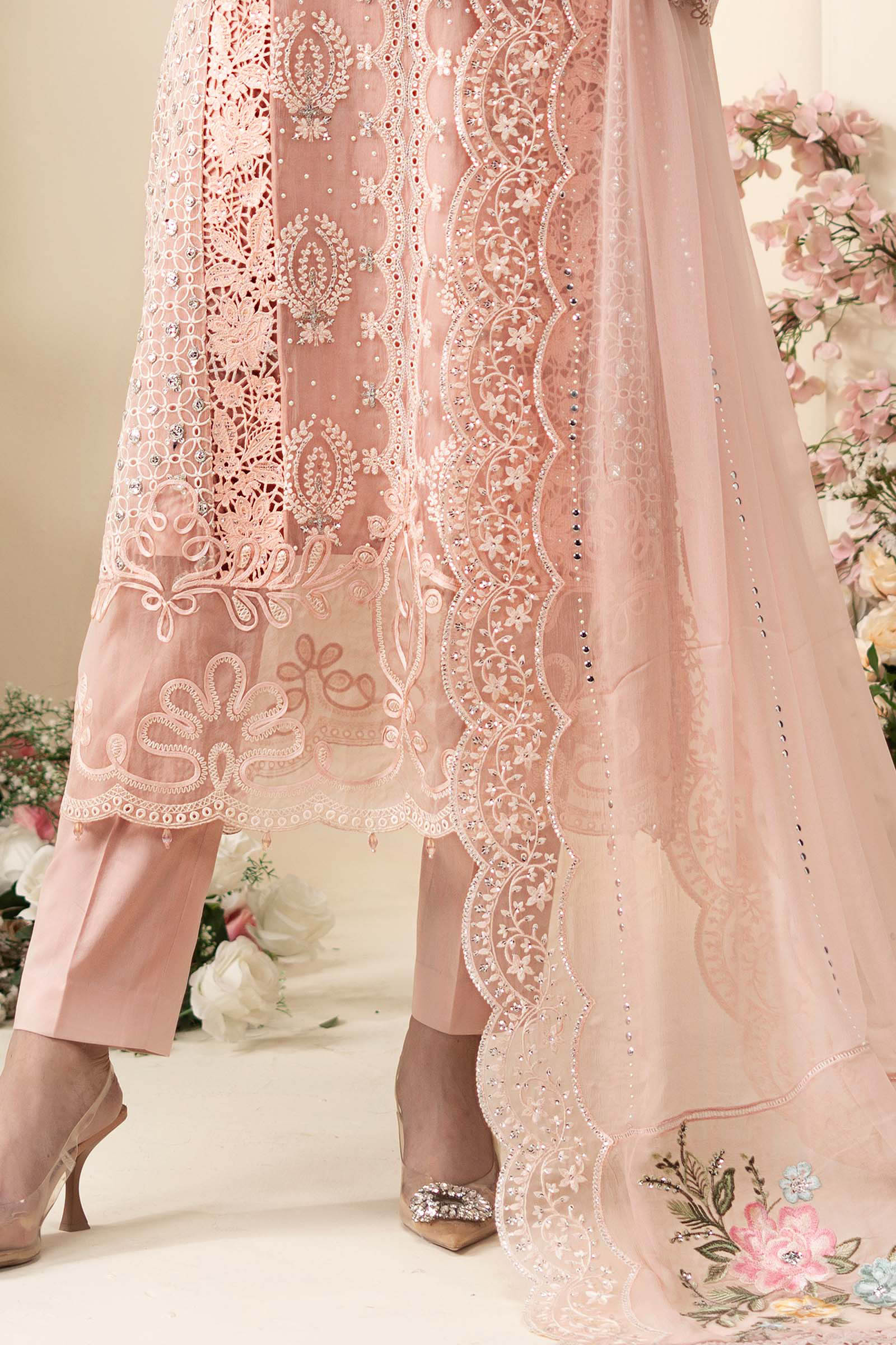 3PC MARIA B Embroidered Chiffon