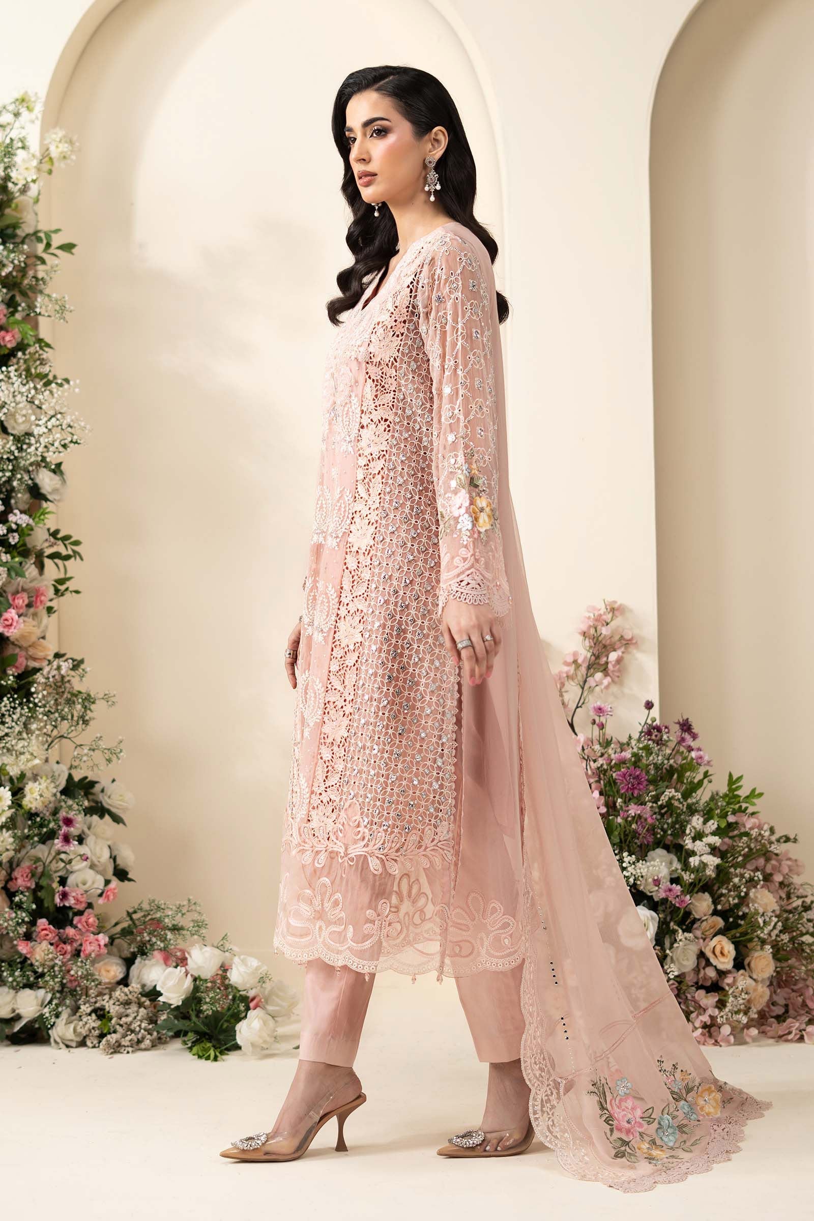 3PC MARIA B Embroidered Chiffon