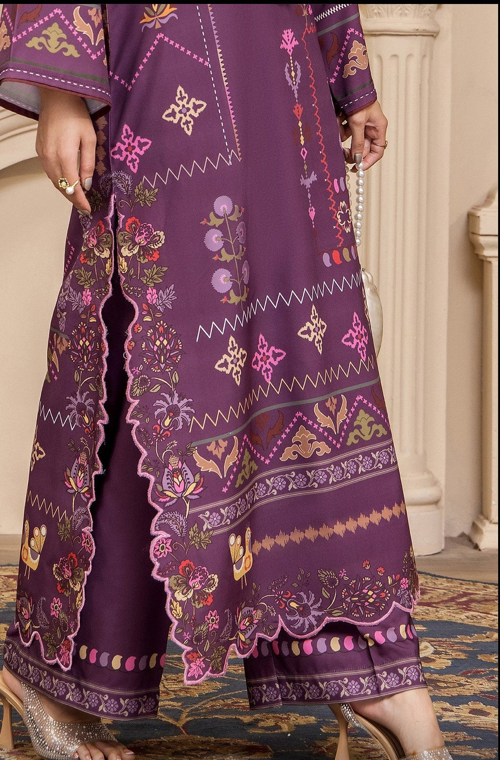 Nusrat Printed 2pc Poly Lawn