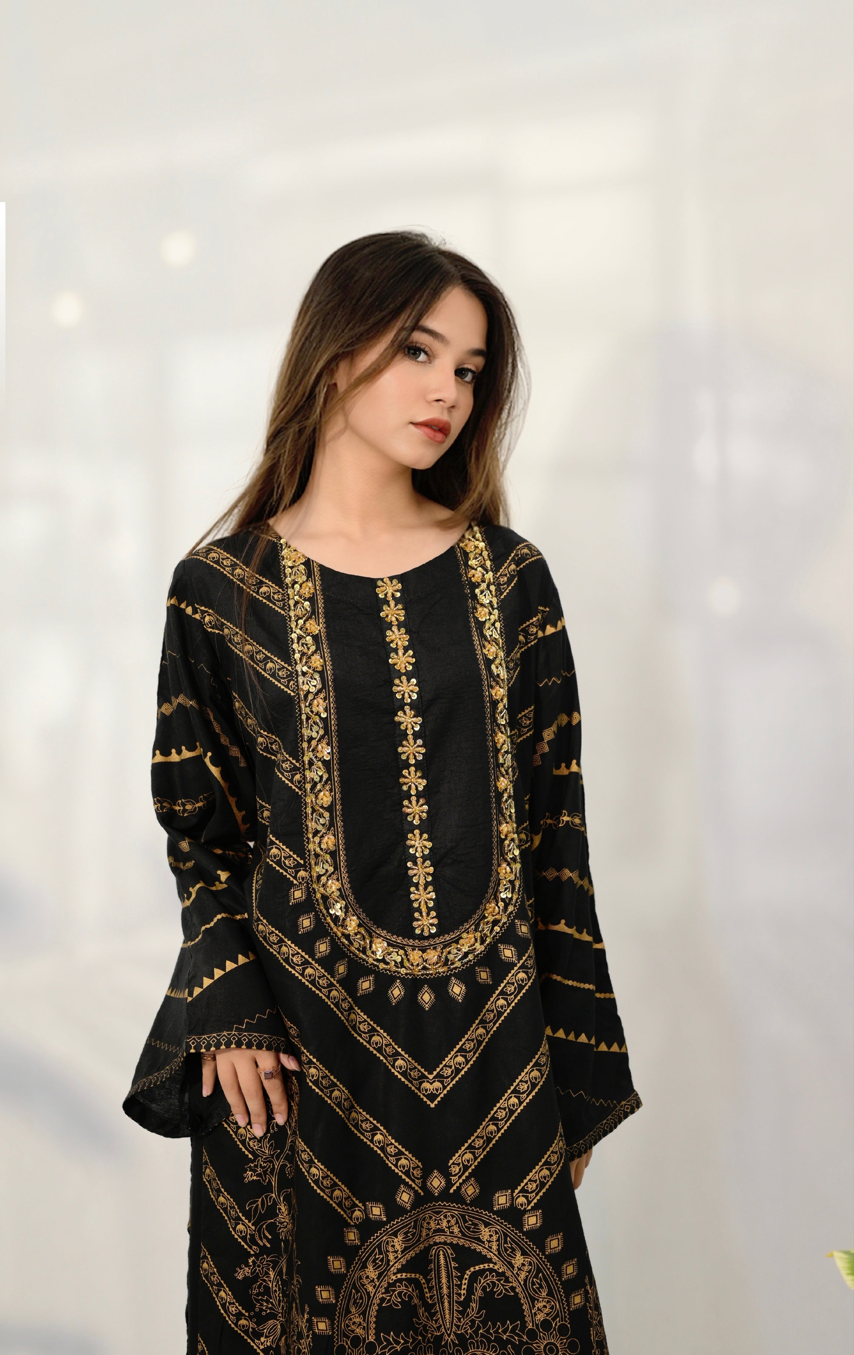 Saadgi Handwork Neck 2pc